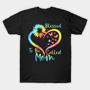 Blessed To Be Called Mom Mothers Day 2024 Sunflower T-Shirt